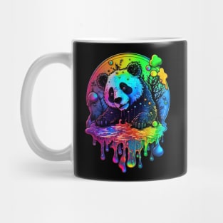 Colorful melting panda bear design #2 Mug